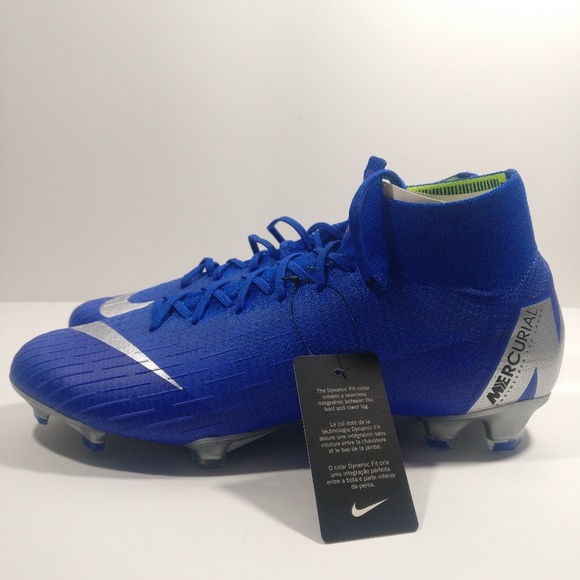 Nike Superfly 6 Elite FG Soccer Cleats Blue - Picture 4 of 8
